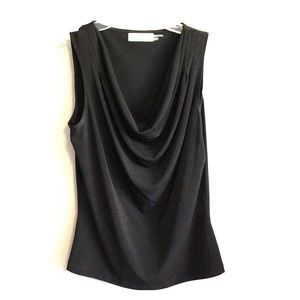 Calvin Klein Elegant Draped black Tank Size S